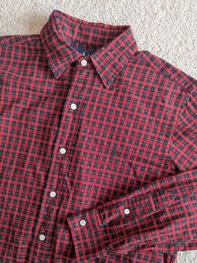 VTG Ralph Lauren Men's Classic Fit Cotton Long Sleeve Button Down Shirt Sz S